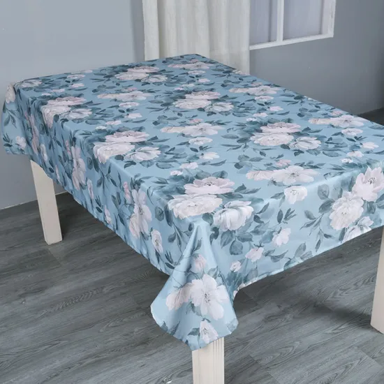 Hot Sale Colorful Printed Plastic Nonwoven Fabric Tablecloths Home and Restaurant PVC Tablecloth