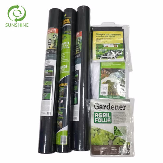 Biodegrable PP Spunbond Non Woven Fabric Agriculture Cover Garden Landscape Weed Control Fabric