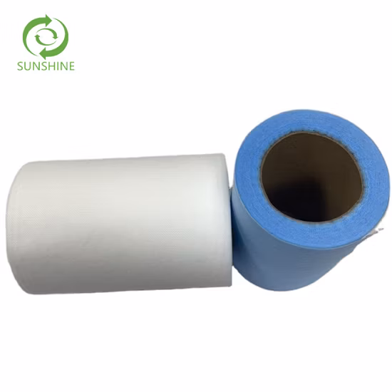Wholesales Best Price 25g White and Blue Color Disposable Face Mask Use PP Spunbond Non Woven Fabric, Spunbond Ss PP Nonwoven Fabric for Face Mask