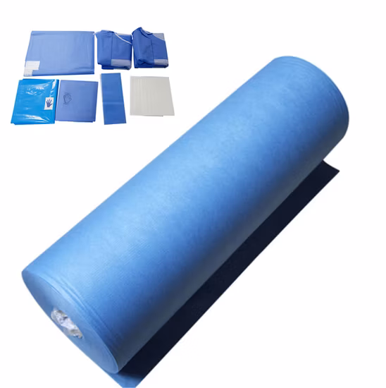 Medical Ar/as Treatment 30-80 GSM Polypropylene SMMS SMS Nonwoven Fabric